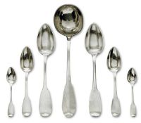 39 Besteckteile im Originalkasten. München, 19. Jh., Carl Weishaupt | Silber.