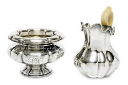 Zuckerschale und Milchkännchen. München, 1851/59, Joseph II Westermayer (Werkstatt 1831 von Barto...