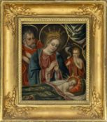 The Holy Family with the Infant Saint John, German school of the 17th century.