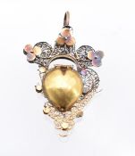 Votive heart, Late 19th century