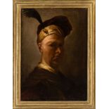 Adler, Salomon (Attrib.): Selbstportrait mit Turban