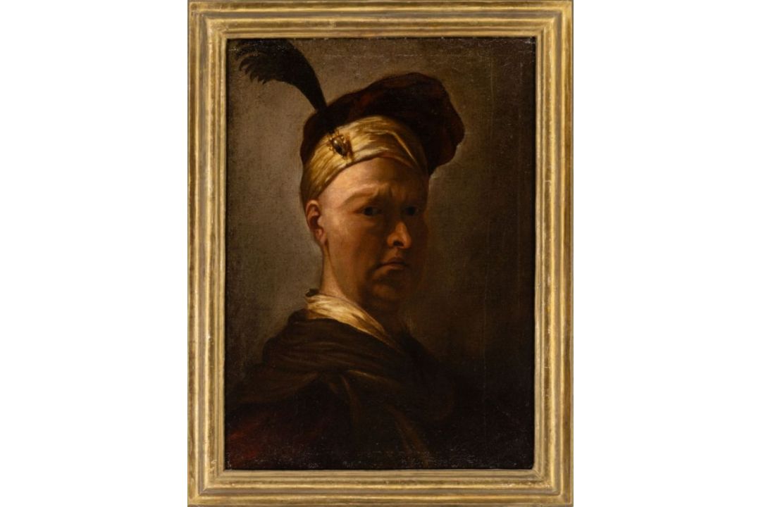 Adler, Salomon (Attrib.): Selbstportrait mit Turban