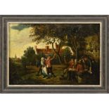 Teniers, David d.J. - Nachfolger: Fröhliche Zecher in der Gartenwirtschaft