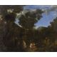 Huysmans, Cornelis (Attrib.): Arkadische Landschaft mit Architektur und Figuren - Bild 2 aus 4