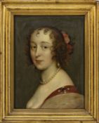 Portrait of a Noble Lady with Pearls, Flemish Master, 17th Century