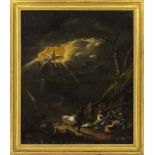 Berchem, Nicolaes (Attrib.): Verkündigung an die Hirten