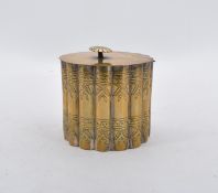 Biscuit or tea caddy, India, second half of the 20th century