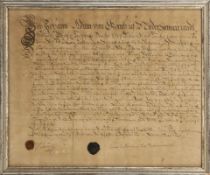 Document, Rosenau, 1700