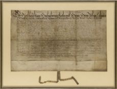 Princely document issued by Johann Casimir of Saxe-Coburg, 1603