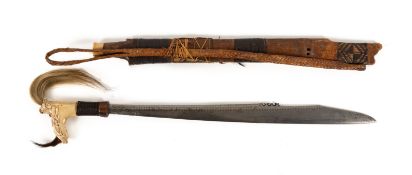 Headhunter's sword (Mandau), Malaysia, Dayak people