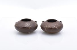 Two small storage vessels, China, Song Dynasty, 11th-12th century