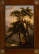 Ancient Lovers beneath a Tree, 19th-century Romantic School