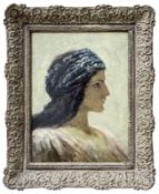 Portrait of an Algerian woman in profile, France, 19th cent.