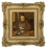 Grützner, Eduard von: Monk at Mealtime