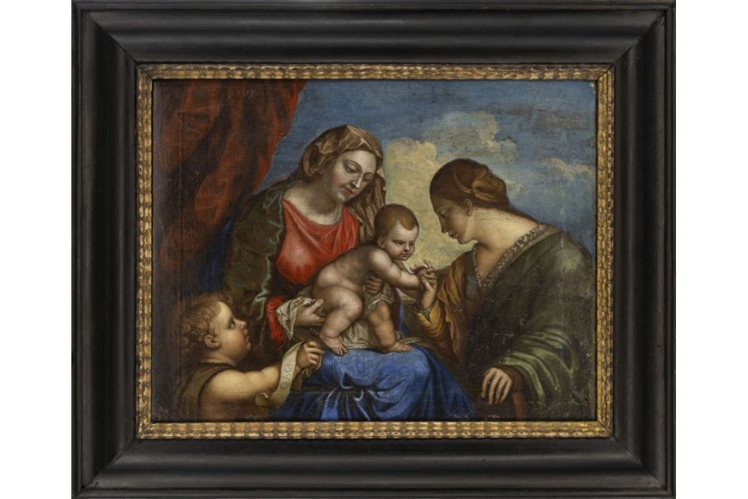 Die mystische Vermählung der heiligen Katharina, Italien, 2. H. 17. Jh.
