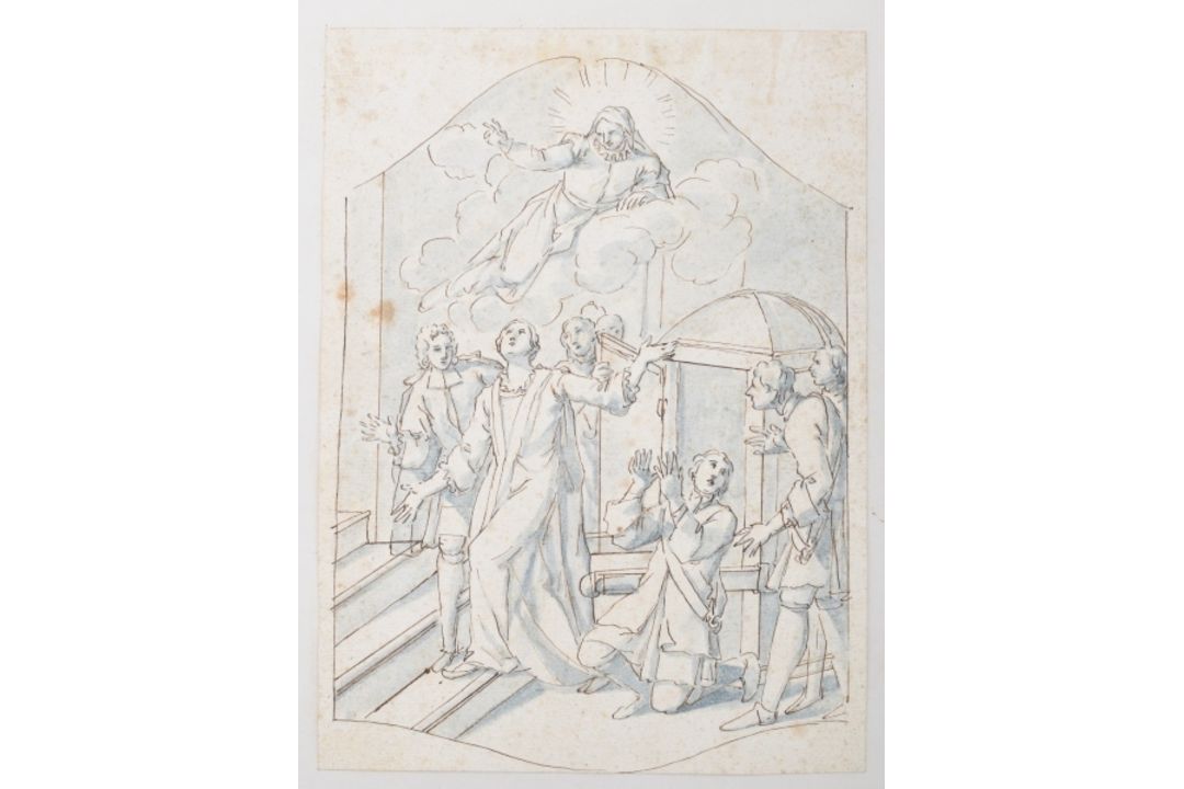 Wunderheilung, Süddeutschland, möglicherweise Augsburg, um 1700 - Bild 1 aus 3