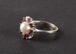 Sunburst ring, Circa 1960.