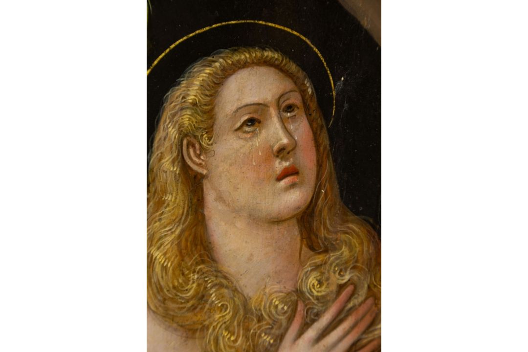 Die büßende Maria Magdalena, Umbrien, 15. Jh. - Bild 3 aus 4