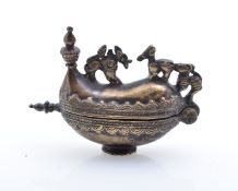 Small Sindoor Box: India, 19th century