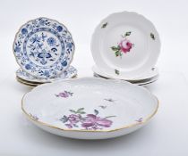 Neun Schalen, Meissen, 19. und 20. Jh.