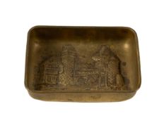 Matrix with city view, Probably Germany, circa 1900