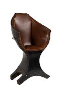 Gondola Armchair, Venice, 18th century.