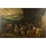 Brueghel, Jan d. J. und Jan van Balen (Attrib.): Minerva und Apollon bei den Musen auf dem Berg Heli