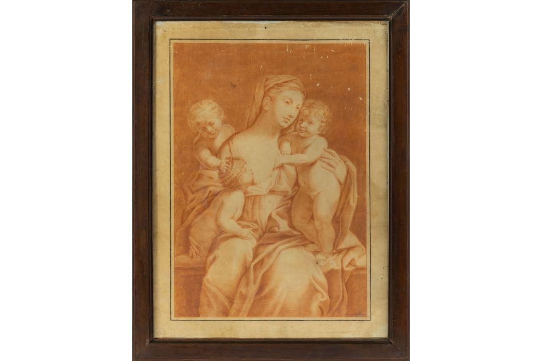 Caritas mit drei Kindern, Römische Schule des 18. Jh. - Bild 1 aus 4