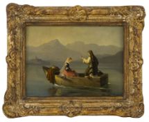 Wopfner, Joseph: Evening Prayer in a Boat