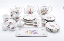 Umfangreiches Kaffeeservice, Nymphenburg, 20. Jh.