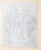 Schnorr von Carolsfeld, Julius: Charlemagne assists in the construction of the cathedral