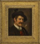 Defregger, Franz von: Tyrolean farmer with a pipe