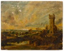 Peter Paul Rubens - Copy after, Landscape with a Tower