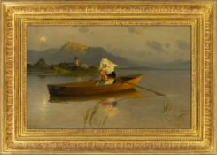 Raupp, Karl: The Evening Bells Ringing over the Lake