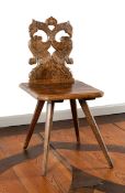 Board chair, Alpine region, 18th century