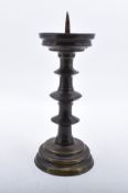 Gothic disc candlestick, Germany or the Netherlands, Early 16th century