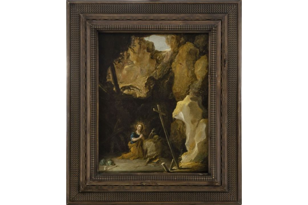 Momper, Joos de d. J. und David Teniers d. J. (Attrib.): Die büßende Maria Magdalena in der Felsengr