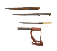 Two Oriental edged weapons, 19th century
