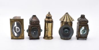 Five hand lanterns, Alpine, 17th-19th century