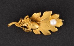 Oak leaf brooch, Circa 1950.
