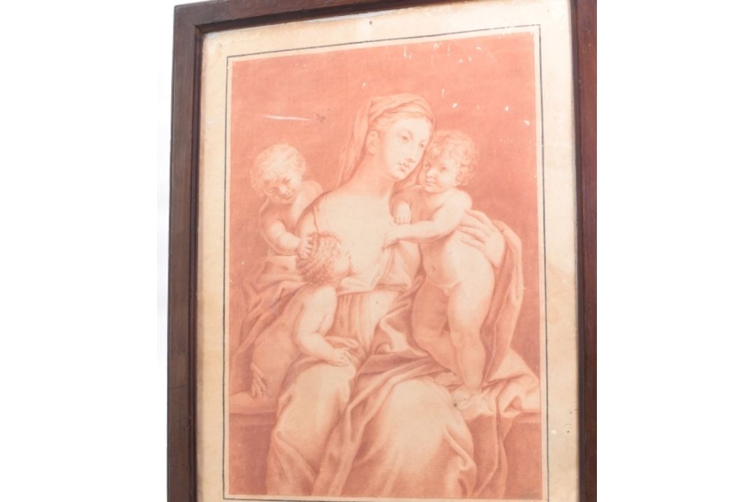 Caritas mit drei Kindern, Römische Schule des 18. Jh. - Bild 3 aus 4