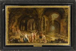 Venus in the forge of Vulcan, Flemish school of the 17th century.