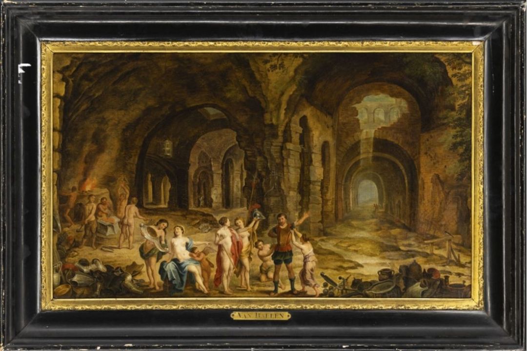 Venus in der Schmiede des Vulkan, Flämischer Meister des 17. Jh.
