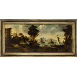 Flusslandschaft mit Ruinen, Italien, 2. H. 17. Jh.