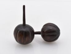 Two Decorative Elements, Probably East Asia
