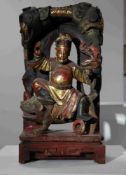 Der Medizingott "Sun Simiao" heilt einen Drachen, China, Qing-Dynastie, 18./19. Jh.