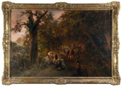 Achenbach, Oswald: On the Way to Castel Gandolfo