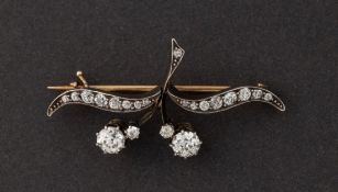 Floral brooch, Circa 1900.