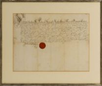 Letter of Enfeoffment for Stephan Leutheusser of Oeslau, 1722
