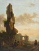 Jan Dircksz Both "Ruinen an der Seebucht". 2. Viertel 17. Jh.